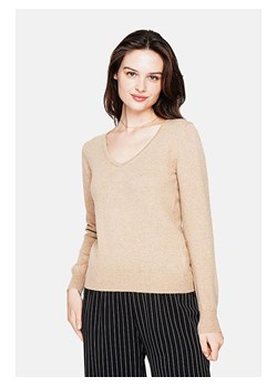 ASSUILI Sweter w kolorze jasnobrązowym ze sklepu Limango Polska w kategorii Swetry damskie - zdjęcie 189118597