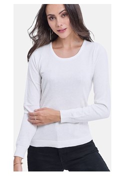 ASSUILI Sweter w kolorze białym ze sklepu Limango Polska w kategorii Swetry damskie - zdjęcie 189118625