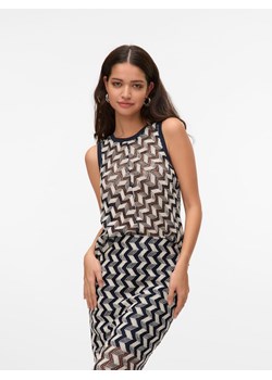 Vero Moda Top w kolorze granatowym ze sklepu Limango Polska w kategorii Bluzki damskie - zdjęcie 189120116