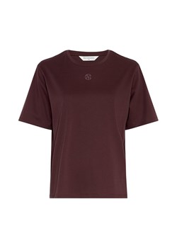 MOSS COPENHAGEN Koszulka "Melea" w kolorze fioletowym ze sklepu Limango Polska w kategorii Bluzki damskie - zdjęcie 189120279