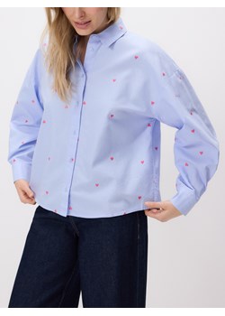 Reserved - Koszula w serca - jasnoniebieski ze sklepu Reserved w kategorii Koszule damskie - zdjęcie 189121077