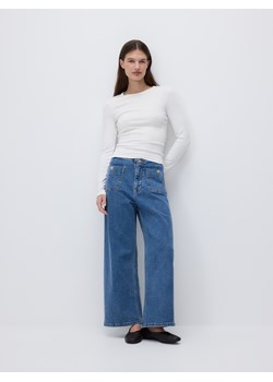 Reserved - Spodnie culotte - niebieski ze sklepu Reserved w kategorii Spodnie damskie - zdjęcie 189121156