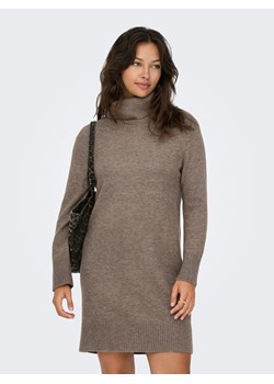 ONLY Sukienka dzianinowa w kolorze szarobrązowym ze sklepu Limango Polska w kategorii Sukienki - zdjęcie 189123785