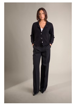 Perfect Cashmere Kaszmirowy kardigan "Nessa" w kolorze czarnym ze sklepu Limango Polska w kategorii Swetry damskie - zdjęcie 189123858