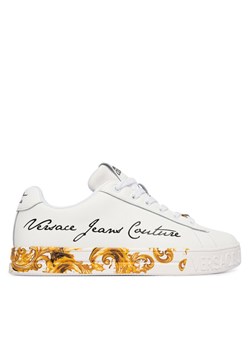 Versace Jeans Couture Sneakersy 80VA3SKL ZPB79 G03 Biały ze sklepu MODIVO w kategorii Buty sportowe damskie - zdjęcie 189124045