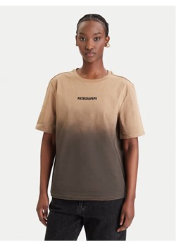 Patrizia Pepe T-Shirt 8M1828/J366-FG71 Brązowy Relaxed Fit ze sklepu MODIVO w kategorii Bluzki damskie - zdjęcie 189124088