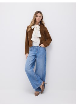 Reserved - Bluzka z modalem - złamana biel ze sklepu Reserved w kategorii Bluzki damskie - zdjęcie 189125005