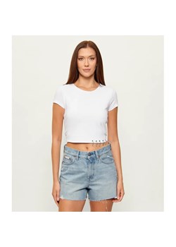 GUESS T-shirt ELISABETTE | Cropped Fit ze sklepu Gomez Fashion Store w kategorii Bluzki damskie - zdjęcie 189126857