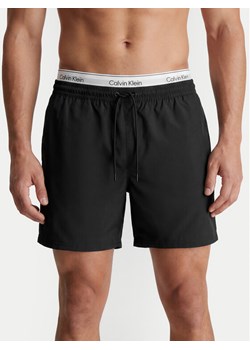 Calvin Klein Swimwear Szorty kąpielowe LV00N61023 Czarny Regular Fit ze sklepu MODIVO w kategorii Kąpielówki - zdjęcie 189126887