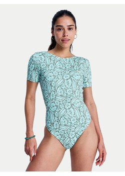 Roxy Strój kąpielowy Sun Babe ERJWR03901 Turkusowy ze sklepu MODIVO w kategorii Stroje kąpielowe - zdjęcie 189126959