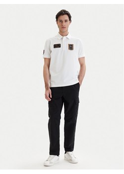Aeronautica Militare Polo 261PO1927UP00191 Biały Regular Fit ze sklepu MODIVO w kategorii T-shirty męskie - zdjęcie 189127029