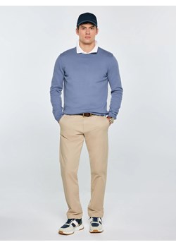Sweter męski bawełniany niebieski Simoner 402 ze sklepu Big Star w kategorii Swetry męskie - zdjęcie 189128036
