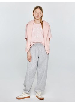 Koszulka dziewczęca z nadrukiem różowa Minka 600 ze sklepu Big Star w kategorii Bluzki dziewczęce - zdjęcie 189128148