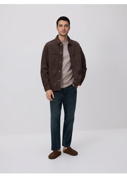 Reserved - T-shirt slim fit - jasnoszary ze sklepu Reserved w kategorii T-shirty męskie - zdjęcie 189131516