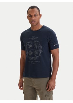Aeronautica Militare T-Shirt 261TS2540UJ00727 Granatowy Regular Fit ze sklepu MODIVO w kategorii T-shirty męskie - zdjęcie 189131636