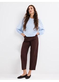 Mohito - Błękitna bluzka z ozdobnymi haftami - błękitny ze sklepu Mohito w kategorii Bluzki damskie - zdjęcie 189131959