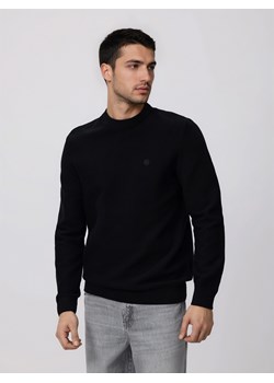 Reserved - Sweter z domieszką lyocellu - czarny ze sklepu Reserved w kategorii Swetry męskie - zdjęcie 189132306