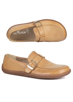 Damskie buty barefoot skórzane Olivier Anna klamerka rude ze sklepu butyolivier w kategorii Półbuty damskie - zdjęcie 189132827