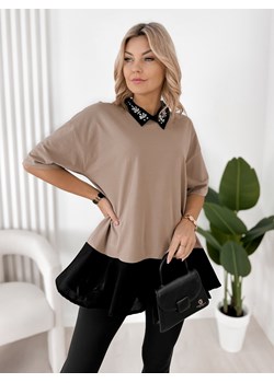 bluzka jackson beżowa one size ze sklepu UBRA w kategorii Bluzki damskie - zdjęcie 189133938
