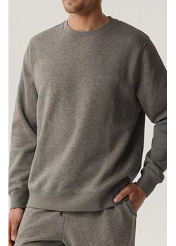 Atlantic męska bluza HMT-002-SZARY MELANŻ CIEMNY, Kolor szary, Rozmiar L, ATLANTIC ze sklepu Intymna w kategorii Bluzy męskie - zdjęcie 189134137