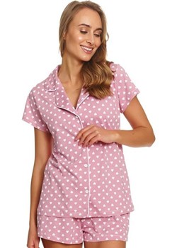Doctor Nap rozpinana piżama damska w serca PM.7458.HEARTS, Kolor różowy, Rozmiar S, Doctor Nap ze sklepu Intymna w kategorii Piżamy damskie - zdjęcie 189134195