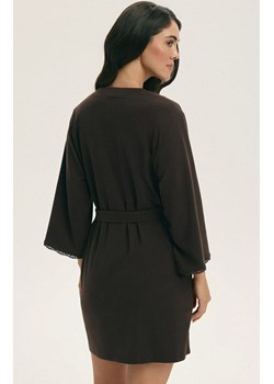Esotiq szlafrok damski Mocca 45203-89X, Kolor brązowy, Rozmiar L/XL, Esotiq ze sklepu Intymna w kategorii Szlafroki damskie - zdjęcie 189134258