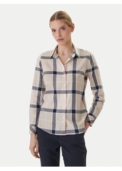 Barbour Koszula Bredon LSH1353PI55 Beżowy Regular Fit ze sklepu MODIVO w kategorii Koszule damskie - zdjęcie 189135557