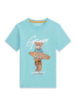 Guess T-Shirt L6GI09 K8HM4 Niebieski Regular Fit ze sklepu MODIVO w kategorii T-shirty chłopięce - zdjęcie 189135616
