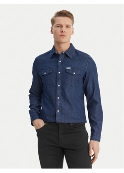 Guess Koszula M6GH88 D1052 Granatowy Regular Fit ze sklepu MODIVO w kategorii Koszule męskie - zdjęcie 189135618