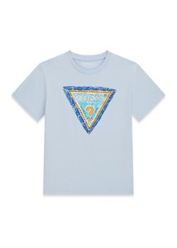 Guess T-Shirt L6GI00 K8HM4 Błękitny Regular Fit ze sklepu MODIVO w kategorii T-shirty chłopięce - zdjęcie 189135627