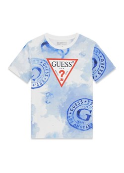 Guess T-Shirt L6GI03 K8HM4 Niebieski Regular Fit ze sklepu MODIVO w kategorii T-shirty chłopięce - zdjęcie 189135709
