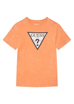 Guess T-Shirt L6GI18 K8HM4 Pomarańczowy Relaxed Fit ze sklepu MODIVO w kategorii T-shirty chłopięce - zdjęcie 189135746