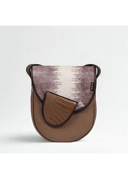 brązowa torebka damska skórzana na ramię City Light ze sklepu Słoń Torbalski w kategorii Listonoszki - zdjęcie 189136507