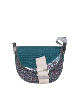 wielokolorowa w granatowej tonacji damska torebka listonoszka ze sklepu Słoń Torbalski w kategorii Listonoszki - zdjęcie 189136519
