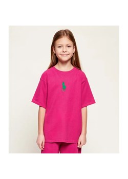 POLO RALPH LAUREN T-shirt | Regular Fit ze sklepu Gomez Fashion Store w kategorii Bluzki dziewczęce - zdjęcie 189137169