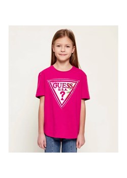 Guess T-shirt | Regular Fit ze sklepu Gomez Fashion Store w kategorii Bluzki dziewczęce - zdjęcie 189137176