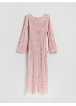 Reserved - Sukienka z wiązaniem na plecach - pastelowy róż ze sklepu Reserved w kategorii Sukienki - zdjęcie 189138696