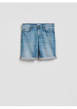 Reserved - Jeansowe szorty slim fit - niebieski ze sklepu Reserved w kategorii Spodnie męskie - zdjęcie 189138766