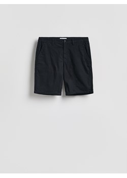 Reserved - Bawełniane szorty chino - czarny ze sklepu Reserved w kategorii Spodnie męskie - zdjęcie 189138778