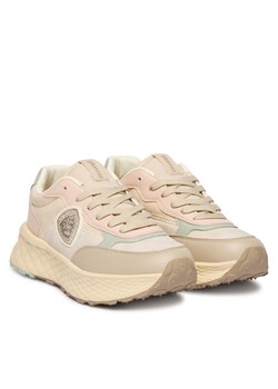Sneakersy Blauer S6LYNN01/LEN Beżowy ze sklepu eobuwie.pl w kategorii Buty sportowe damskie - zdjęcie 189139996