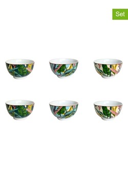 Ard'time Miski (6 szt.) "Borneo" ze wzorem - Ø 11 cm ze sklepu Limango Polska w kategorii Naczynia - zdjęcie 189140248