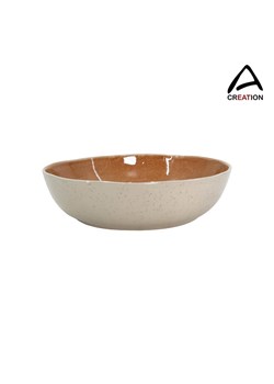 Ard'time Salaterka "Coralia" w kolorze beżowo-pomarańczowym - Ø 29,7 cm ze sklepu Limango Polska w kategorii Misy i tace dekoracyjne - zdjęcie 189140288