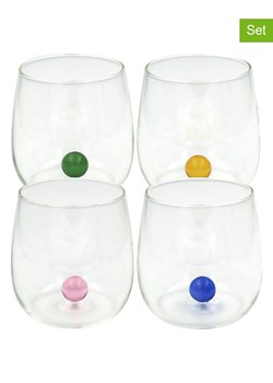 Ard'time Szklanki (4 szt.) "Gaia" w różnych kolorach - 500 ml ze sklepu Limango Polska w kategorii Naczynia - zdjęcie 189140377