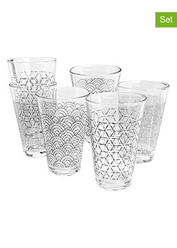 Ard'time Szklanki (6 szt.) "Slow" w kolorze szarym - 950 ml ze sklepu Limango Polska w kategorii Naczynia - zdjęcie 189140797