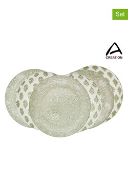 Ard'time Talerze obiadowe (6 szt.) "Soliman" w kolorze zielonym - Ø 26 cm ze sklepu Limango Polska w kategorii Naczynia - zdjęcie 189140807