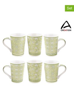 Ard'time Kubki (6 szt.) "Soliman" w kolorze zielonym do kawy - wys. 9,5 x Ø 8 cm ze sklepu Limango Polska w kategorii Dzbanki i zaparzacze - zdjęcie 189140819