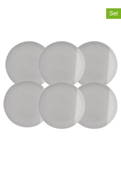 Ard'time Talerzyki deserowe (6 szt.) "Terre de Sienne" w kolorze szaro-białym - Ø 20 cm ze sklepu Limango Polska w kategorii Naczynia - zdjęcie 189140846