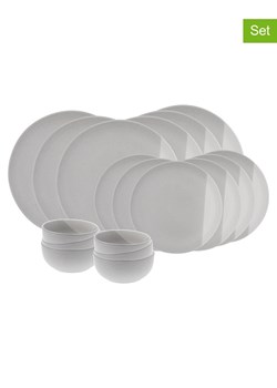 Ard'time 18-częściowy zestaw "Terre De Sienne" w kolorze szaro-białym ze sklepu Limango Polska w kategorii Naczynia - zdjęcie 189140869