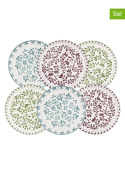 Ard'time Talerze obiadowe (6 szt.) w kolorze zielono-niebiesko-fioletowym -  Ø 27 cm ze sklepu Limango Polska w kategorii Naczynia - zdjęcie 189140948