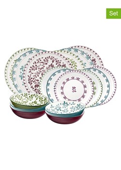 Ard'time 18-częściowy zestaw "Trattoria" w kolorze biało-niebiesko-żółtym ze sklepu Limango Polska w kategorii Naczynia - zdjęcie 189140957